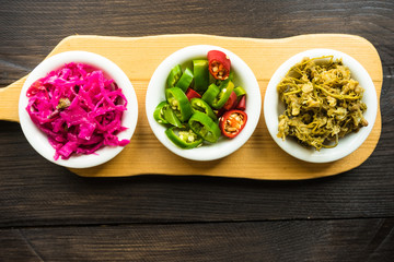 Organic food concept