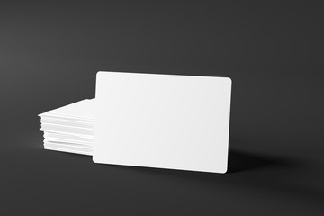 Empty business cards, portfolio concept