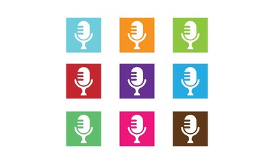 Microphone Icon Set`