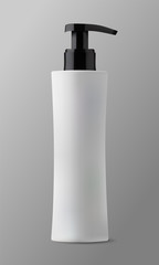 Cosmetic mockup dispenser pump plastic botle