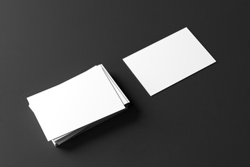 Empty business cards, company concept