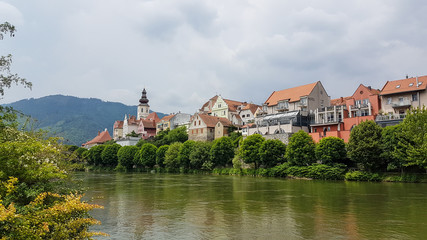Fototapeta na wymiar Idyllic village in Styria