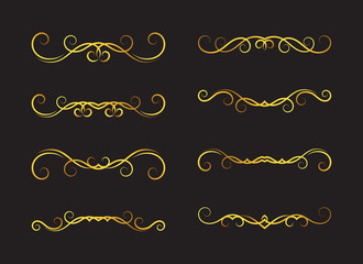 Set of hand drawn dividers