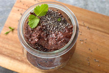 Schoko- Chia- Pudding