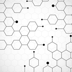 Abstract geometric background with cubes. Geometrical concept