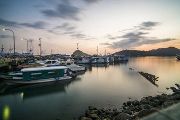 sunset marina