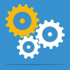 gears for cooperation symbolism