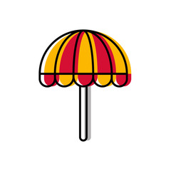 beach parasol icon