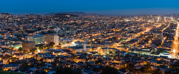 First light in San Francisco