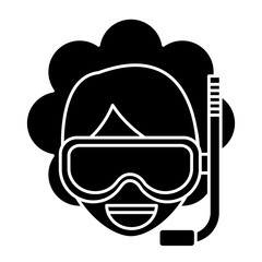 Snorkel mask design