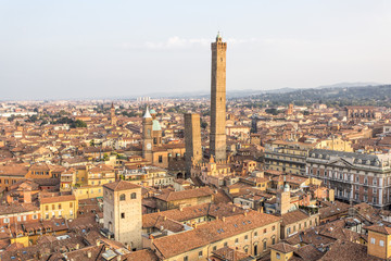 Panorama of Bologna, Italy - obrazy, fototapety, plakaty