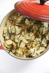 ほたてとごぼうの炊き込みごはん