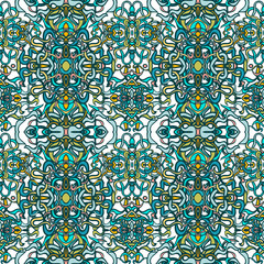 Vecor colorful abstract seamless pattern