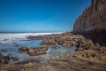 A Long Exposure of the tidepools at Mavericks.