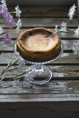 チョコチップのチーズケーキづくり