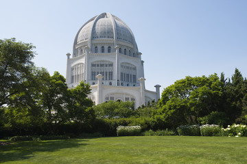 Obraz premium Baha'i Temple in Wilmette, Illinois
