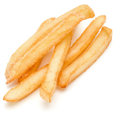 French Fried Potatoes isolated on white background