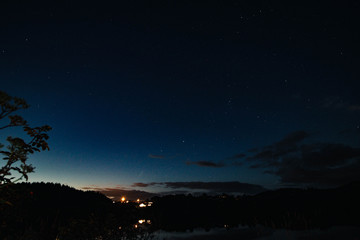 Naklejka premium Night sky