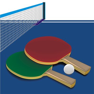 Rackets for table tennis