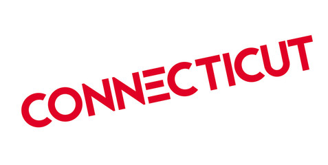 Connecticut rubber stamp. Grunge design with dust scratches. Effects can be easily removed for a clean, crisp look. Color is easily changed.