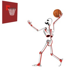 robot the basketball player
