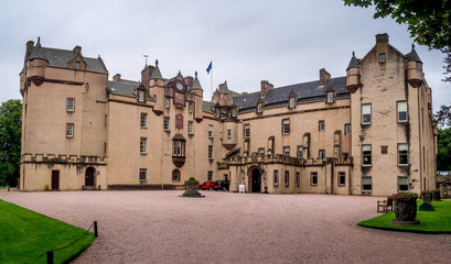 Fyvie Castle in Aberdeenshire Scotland. Said to be one of the most haunted castles in scotland. 