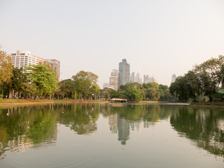 Fototapeta na wymiar Lumpini Park Bangkok