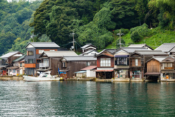 Fototapeta na wymiar Traditional old village, Ine cho in Kyoto