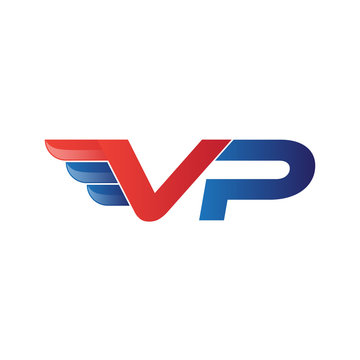 fast initial letter logo vector wing