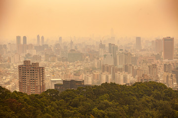 Taipei city in Taiwan