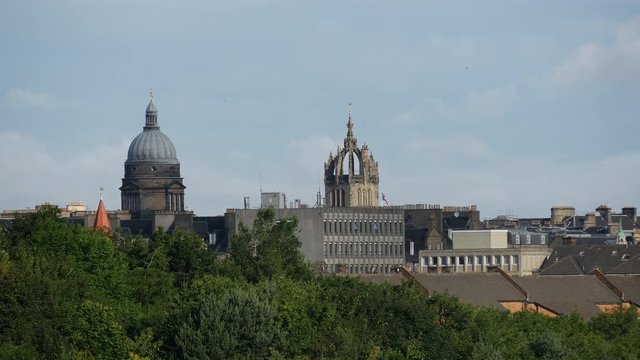Edinburgh Scotland view from Holyrood Park