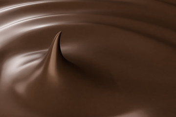 チョコレート色テクスチャのCG