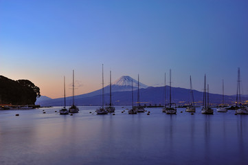 Obraz premium 西浦古宇からの富士山