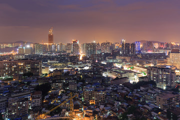 Xiamen City Night Scene