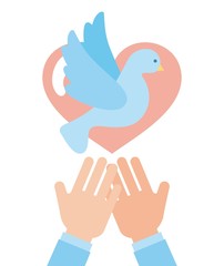 Congratulate donation youth icon vector illustration design graphic