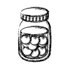 bottle with olives icon