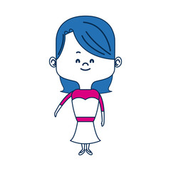 adorable bride lovely marriage cartoon vector illustration