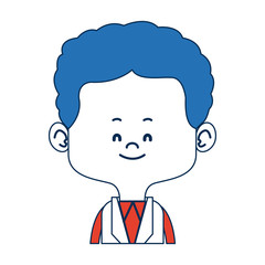 character man male portrait happy people vector illustration