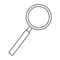 magnifying glass isolated icon vector illustration design