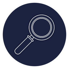 search magnifying glass icon vector illustration design
