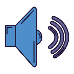 speaker audio isolated icon vector illustration design