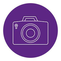 photographic camera kawaii character vector illustration design