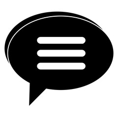 speech bubble message icon vector illustration design