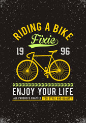 Fixie enjoy your life