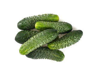 cucumber isolated on white