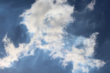 Sky Scattered Clouds