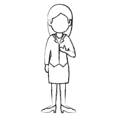 beautiful woman avatar character vector illustration design