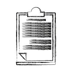 clipboard paper report document business vector illustration