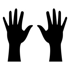 hands human isolated icon n vector illustration design