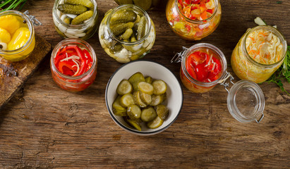 Fermented preserved vegetables